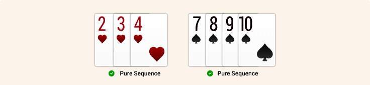 Pure Sequence Rummy Rules