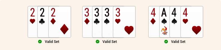 Valid Set - Rummy Rules
